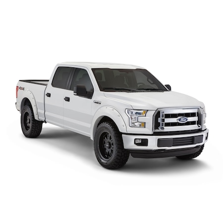 18-C F150 POCKET STYLE 4PC COLOR FENDER FLARES OXFORD WHITE